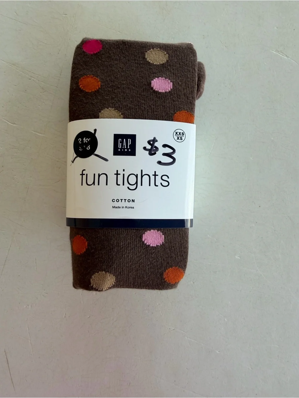 NWT GAPKIDS Brown Polka Dot Fun Tights
